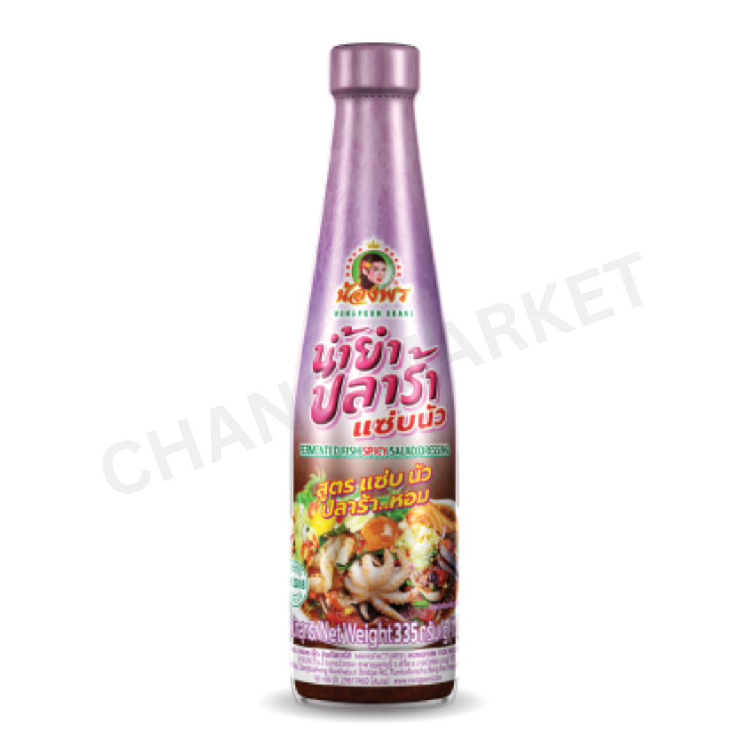 NONG PORN Fermented Fish Spicy Salad Dressing 335g Thai Nam Yam  