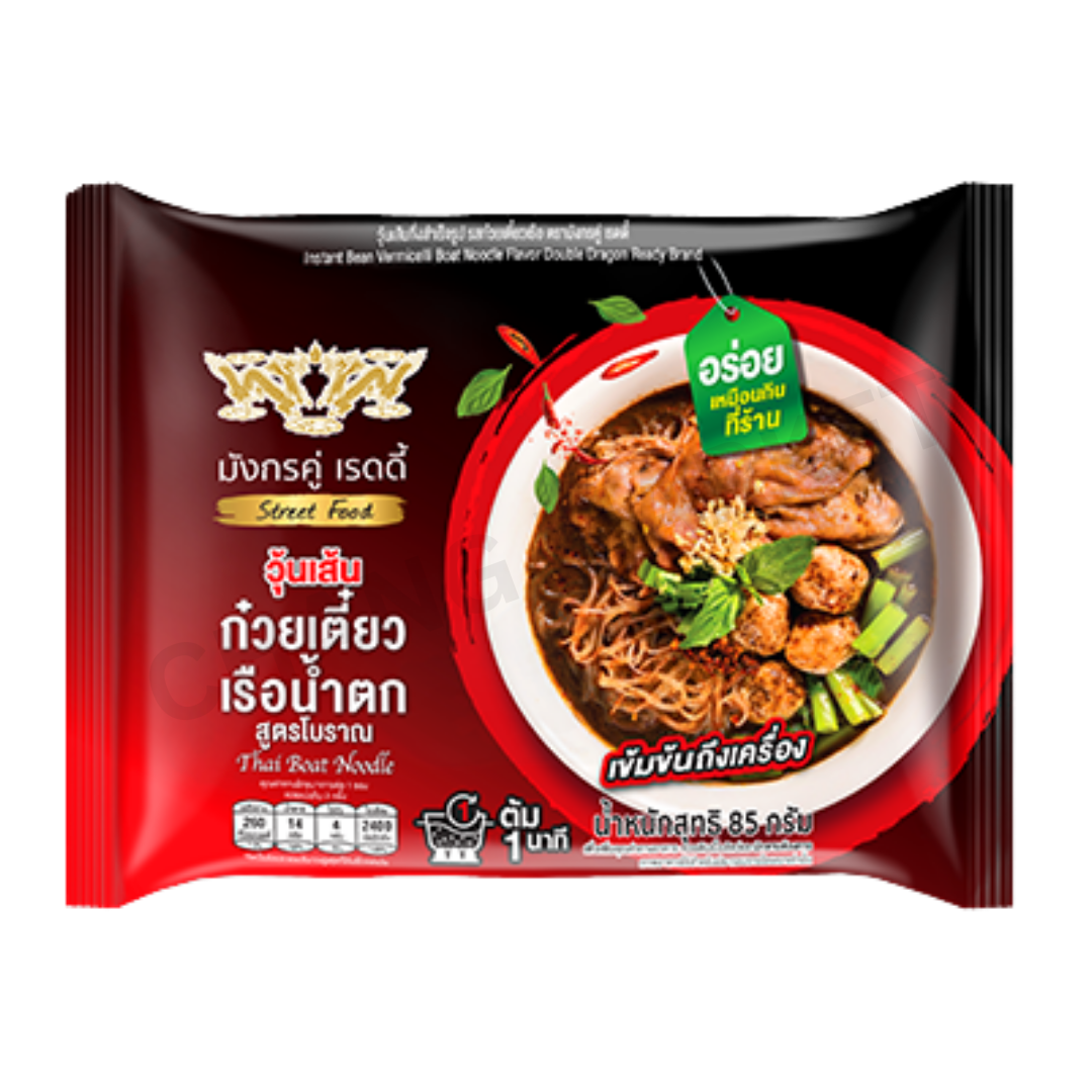 Double Dragon Boat Noodle – Bean Vermicelli Glass Noodles 85g