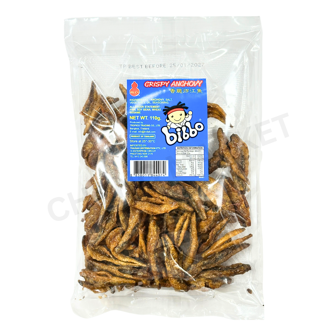 HULU Crispy Anchovy Original 110g
