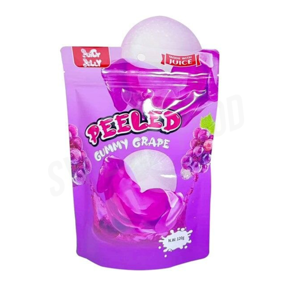 Juicy Jelly Peel Gummy Grape 120g