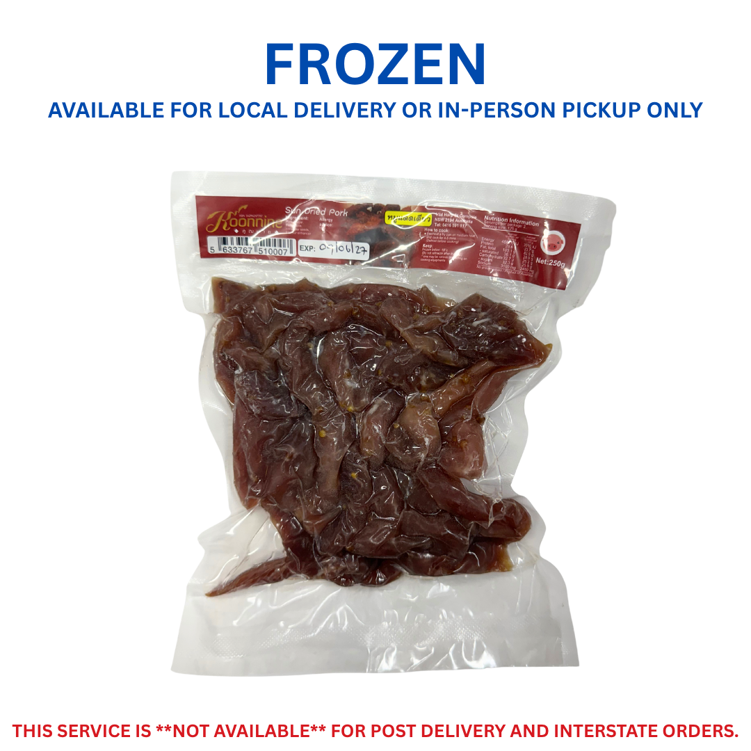 KOONNINE FROZEN DRIED PORK 250G