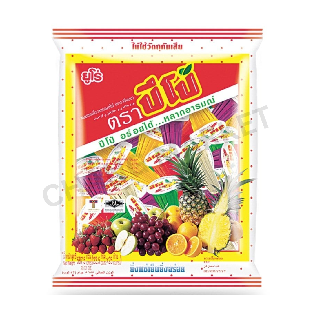 PIPO Jelly Carrageenan Mixed Fruit 30 Cups