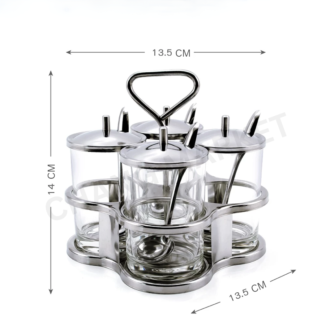Stainless Steel Condiment Set No.606 – Anchor Brand
