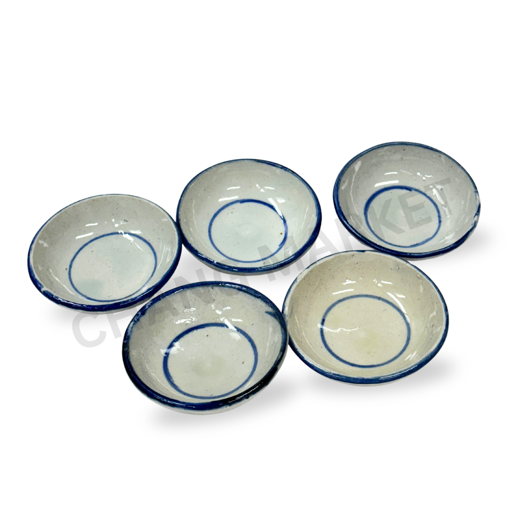 Blue & White Ceramic Thai Dessert Cup (Ta-Lai) $1.20 each