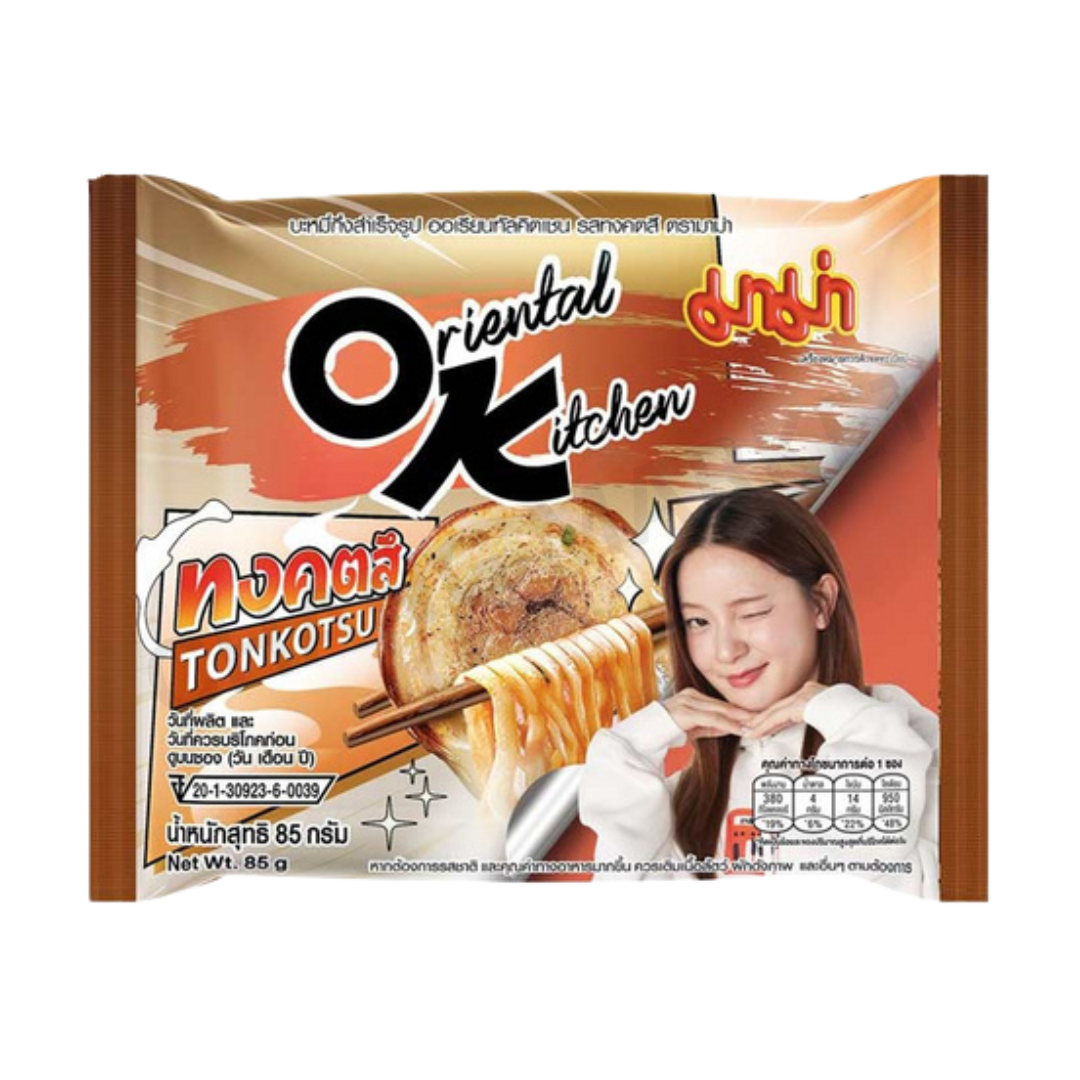 MAMA OK Dried Instant Noodles Tonkotsu Flavour 85g