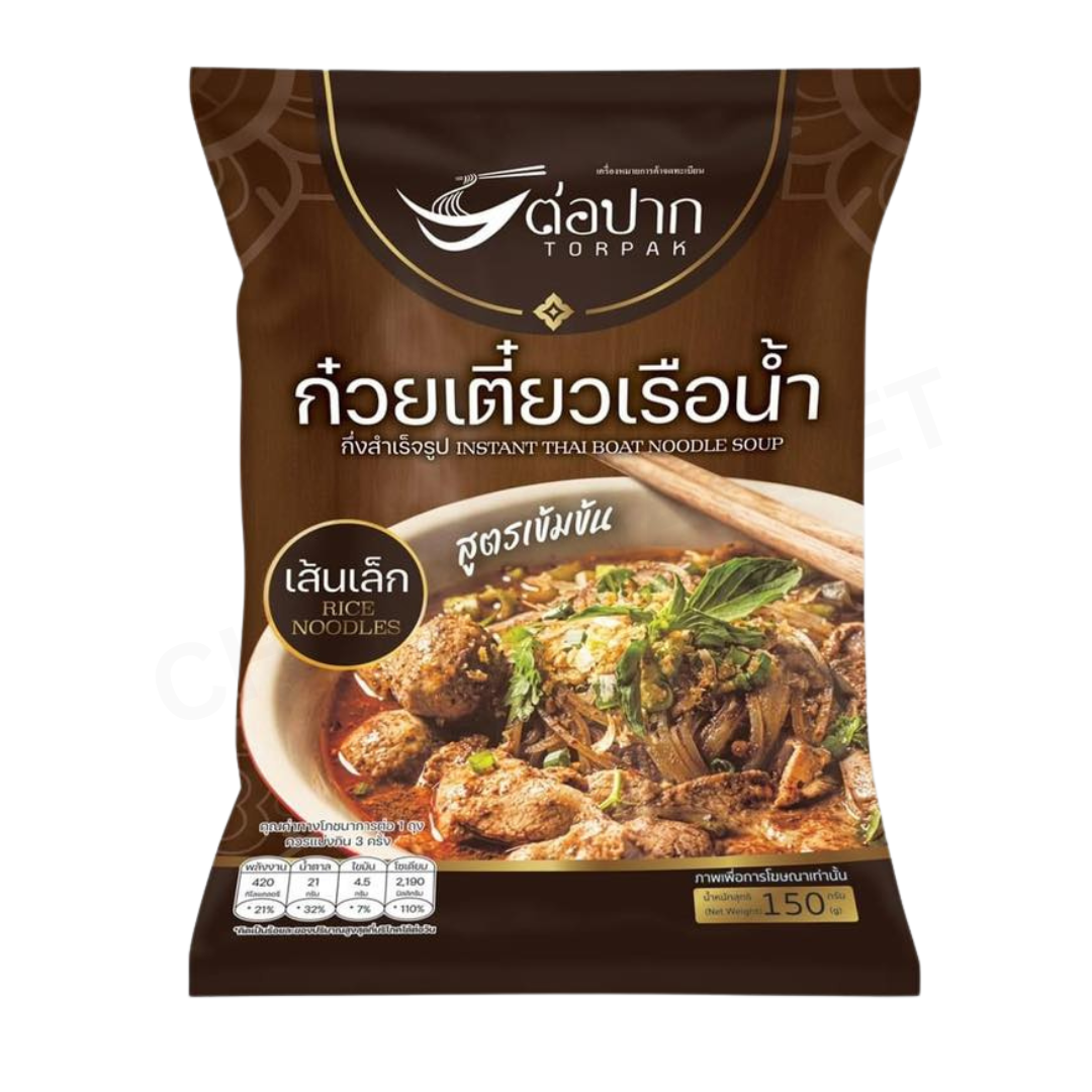 Torpak Instant Thai Boat Noodle Rice Noodles 110g