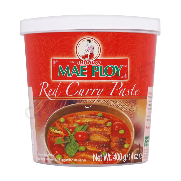 Mae Ploy Red Curry Paste 400g | Authentic Thai Red Curry Paste ...