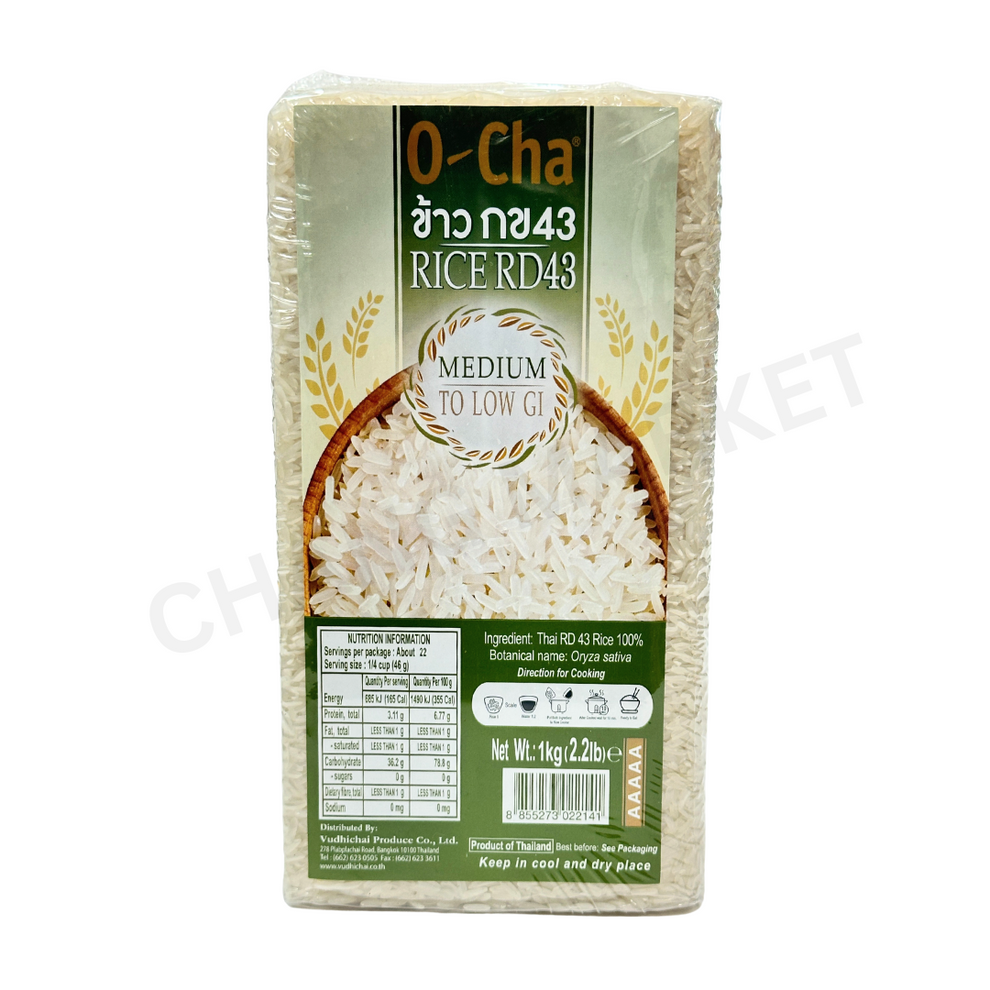 O-CHA Red Rice 1kg | Whole Grain Red Rice | Chang Market