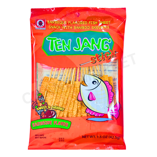 Ladybird Ten Fish Stick BBQ Flavour 42.5g