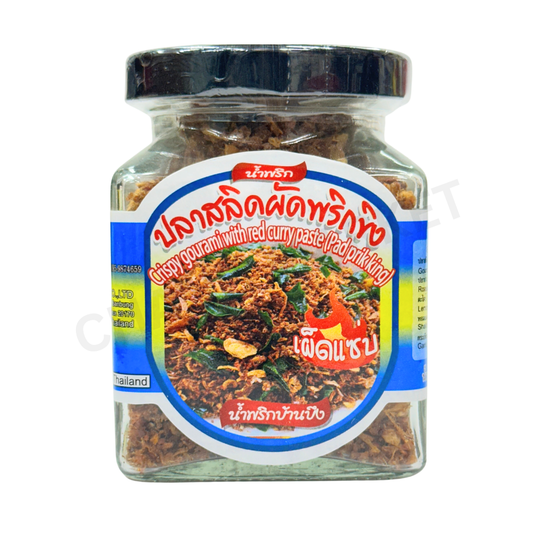 Mae Rusmee Crispy Gourami Pad Prik King 85g