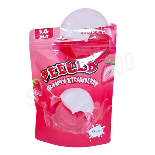 Juicy Jelly Peel Gummy Strawberry 120g