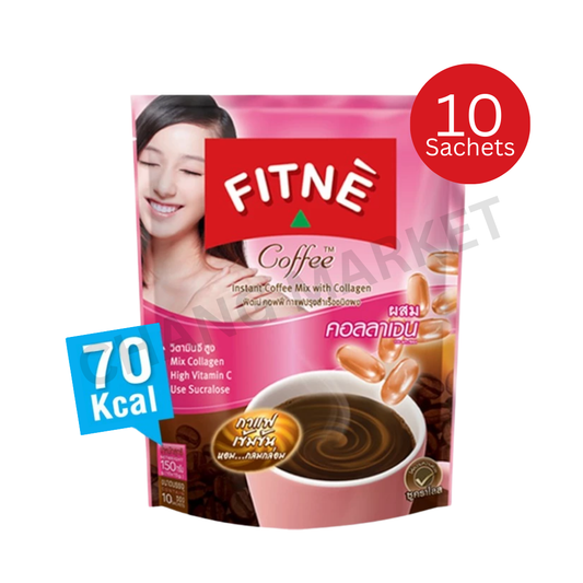 FITNE Coffee With Collagen & Vitamin C 10 Sachets x 15g/Bag