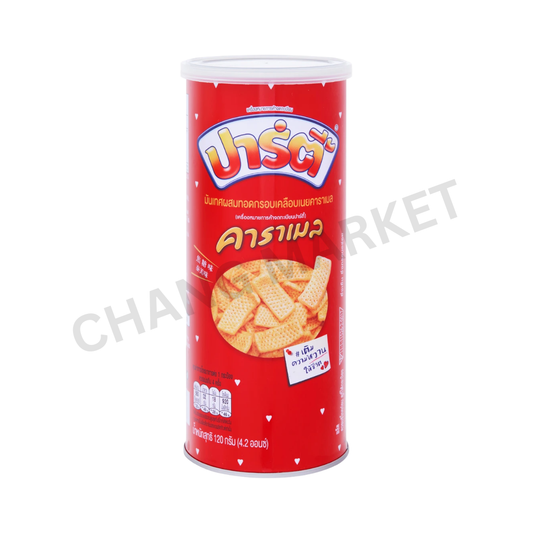 PARTY Fried Yam Chip with Butter Caramel Can 120g