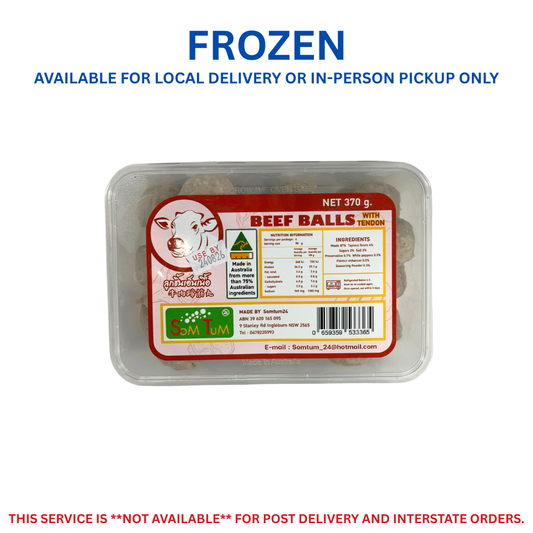 SOM TUM BEEF BALLS/TENDON 370G