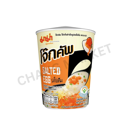 MAMA Cup Instant Rice Porridge Salted Egg Flavour 80g