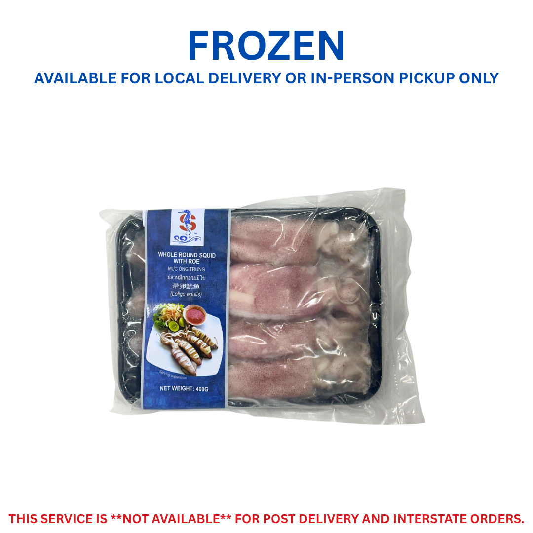 WHOLE ROUND SQUID W/ ROE 400G