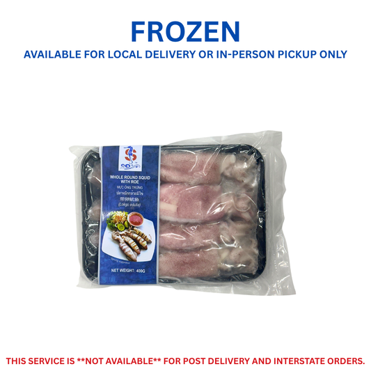 WHOLE ROUND SQUID W/ ROE 400G