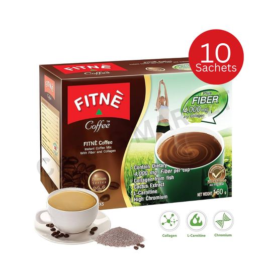 FITNE Coffee With Fibre & Collagen 16g x 10 Sachets/Box