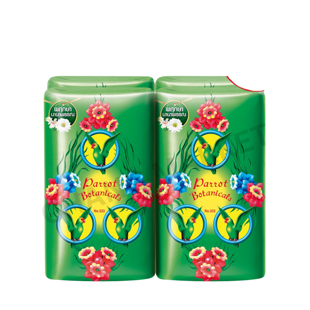 PARROT Herbal Bar Soap Green 4 x 70g