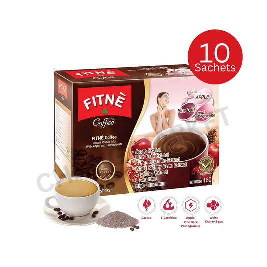FITNE Coffee With Apple Extract 10 Sachets x 16g/Box