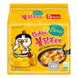 BULDAK Stir-Fried Instant Noodles Cheese Hot Chicken Flavor Ramen 140g x 5 Packs