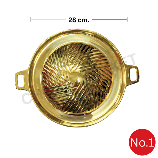 Korean BBQ Brass Grill Pan No.1