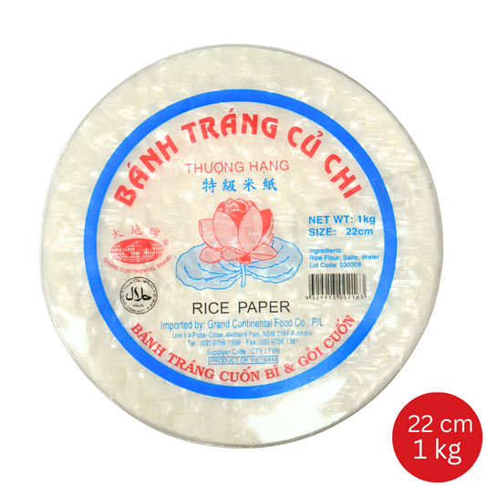 GC BANH TRANG CU CHI BLUE PAPER 22CM 1KG