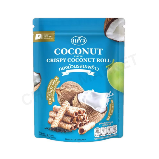 KAEW CRISPY ROLL COCONUT 100G