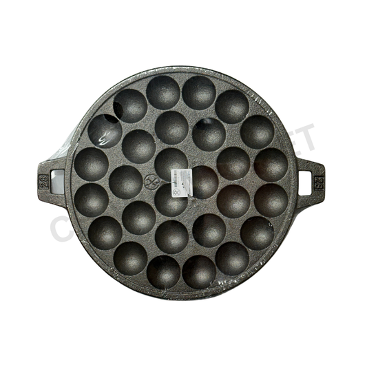 Twin Arrows Cast Iron Kanom Krok Pan – No. 28