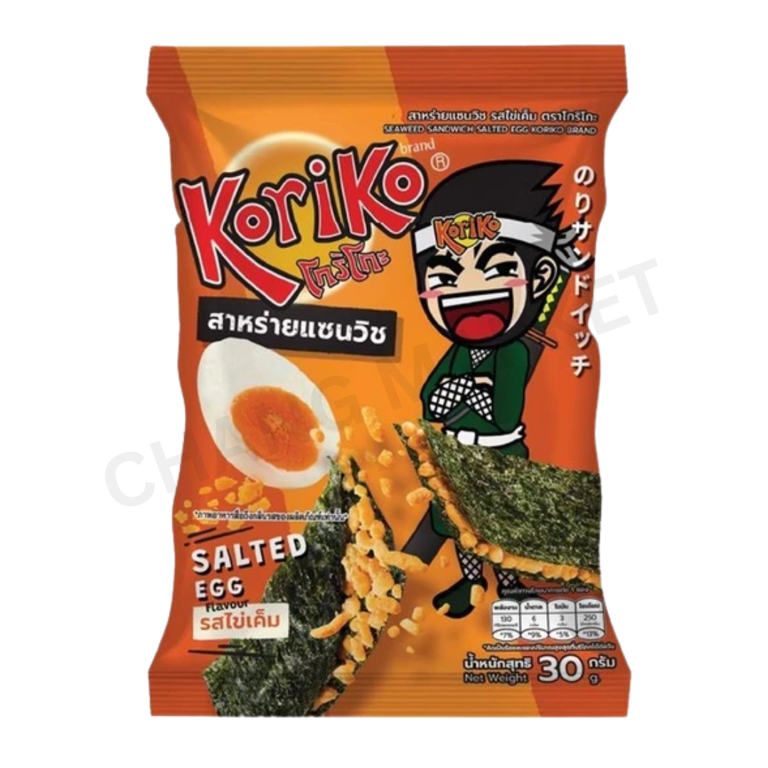 Koriko Seaweed Sandwich Salted Egg Flavour 30g