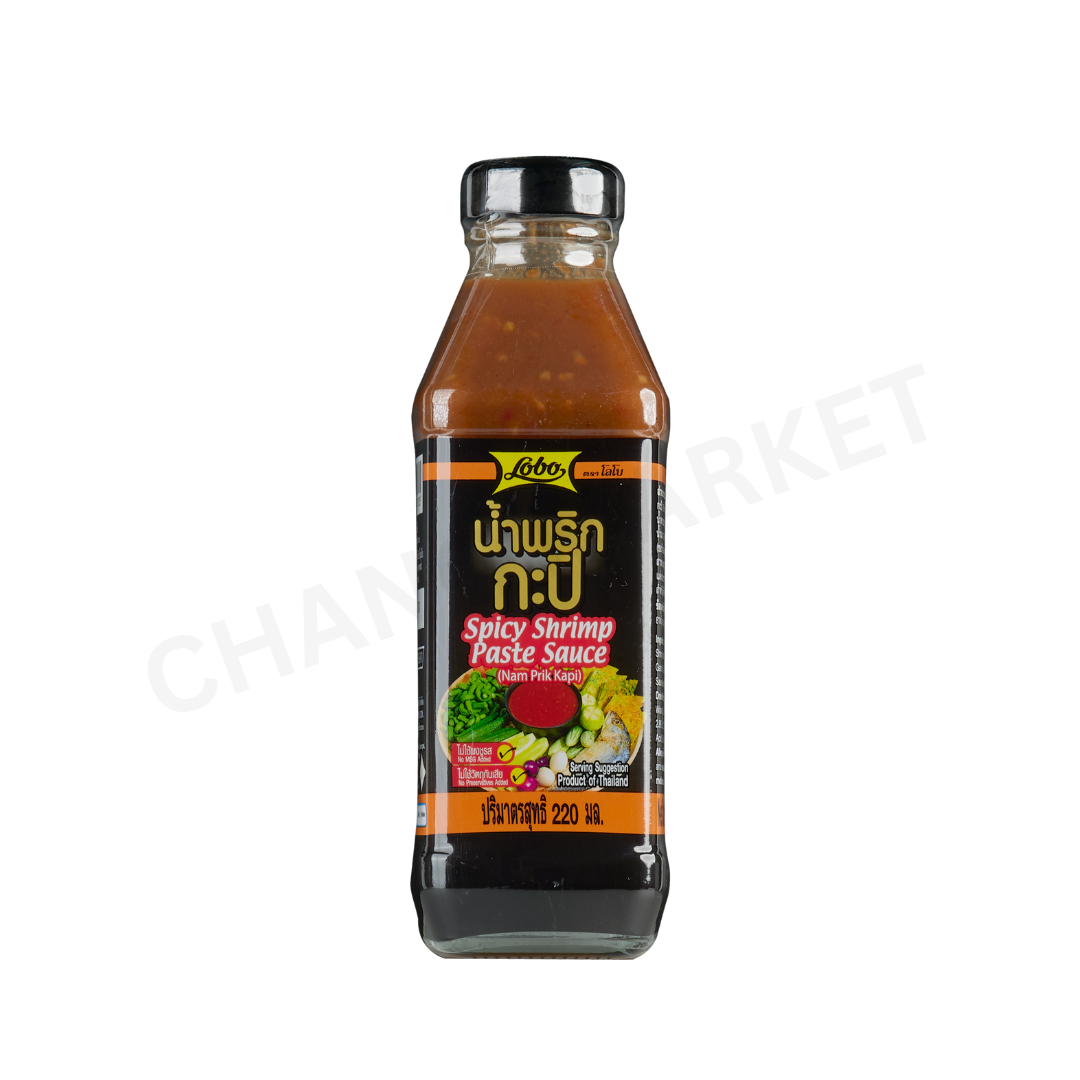 LOBO Spicy Shrimp Paste Sauce(Nam Prik Kapi) 220ml