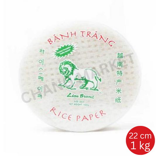 Lion Rice Paper 22cm 1kg (Round)