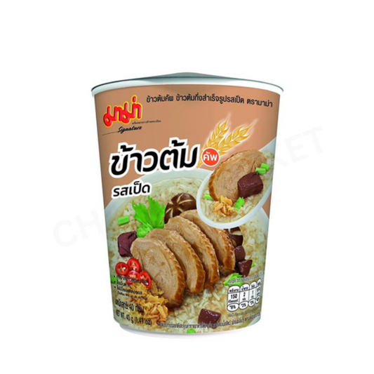 Mama Cup Instant Rice Soup Duck Flavour 40g