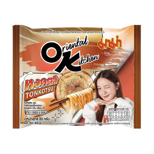 MAMA OK Dried Instant Noodles Tonkotsu Flavour 85g