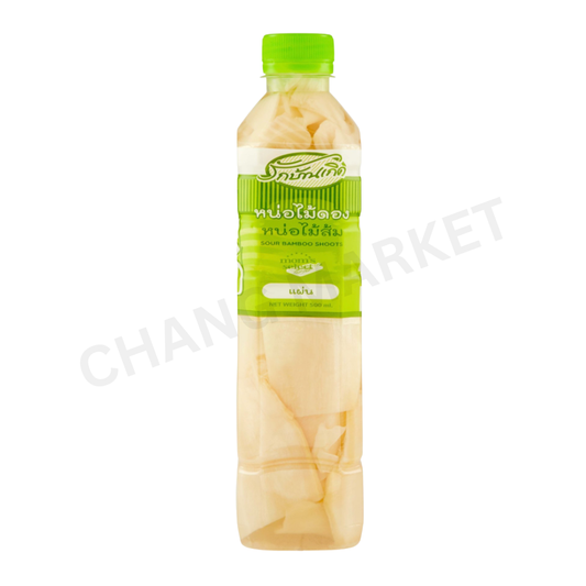 MOM'S SELECT Bamboo Shoot Sour (Sliced/แผ่น) 500g
