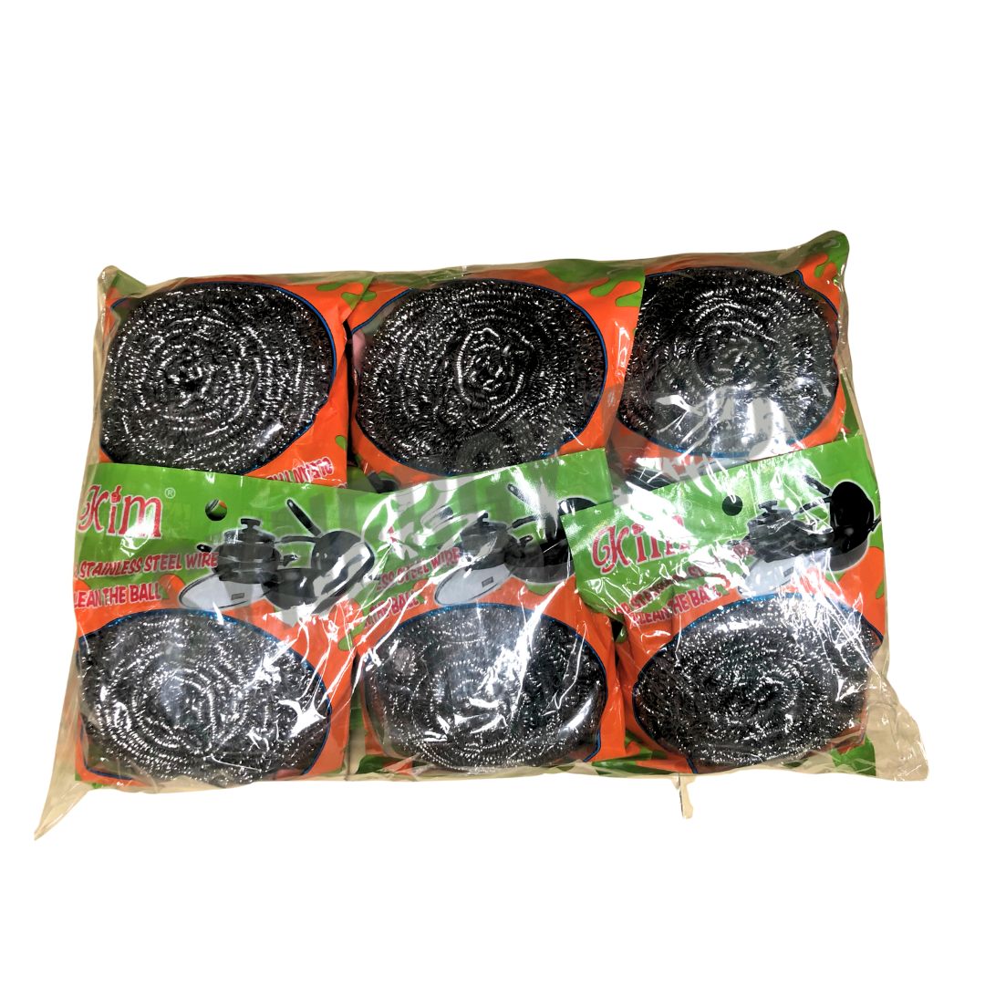 Heavy-Duty Stainless Steel Scourers Silver 50g