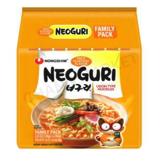 NONGSHIM Neoguri Seafood & Mild Flavour 120g x 5 Packs