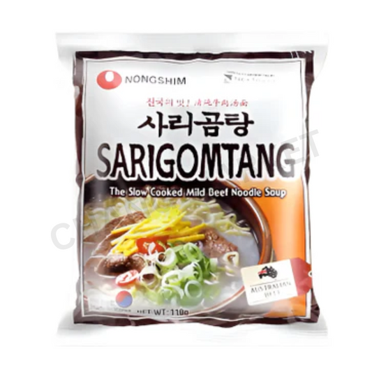 NONGSHIM Sarigomtang Slow Cooked Mild Beef Noodle Soup Flavour 110g