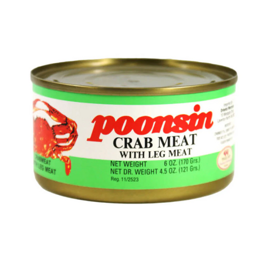 Poonsin Crab Meat With Leg Meat 170g
