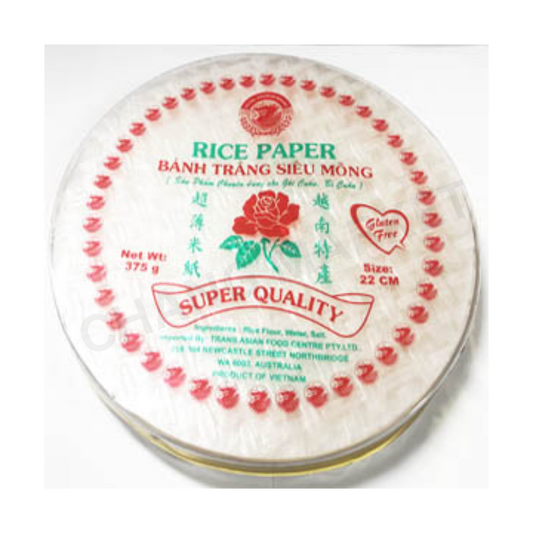 ROSE RICE PAPER 22CM 375G