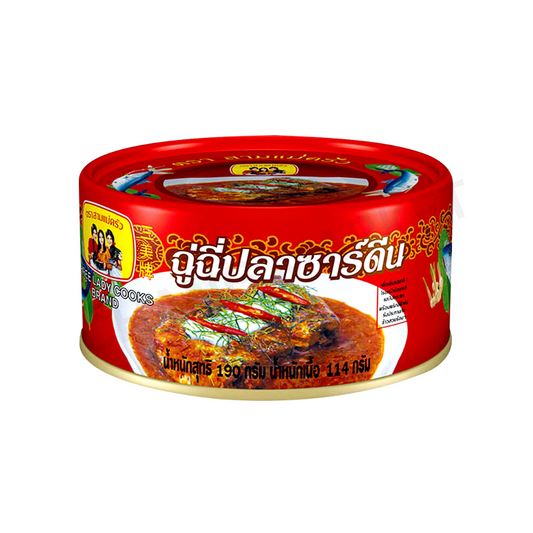 THREE LADY Sardines Chucheeo Sauce 190g