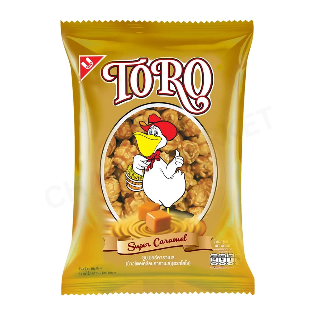 Toro Super Caramel Popcorn (Caramel Coated Popcorn) 55g